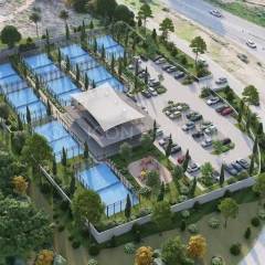 Plot with Project Submitted for a Padel Academy with 9 Courts in a Prime Location in Almancil